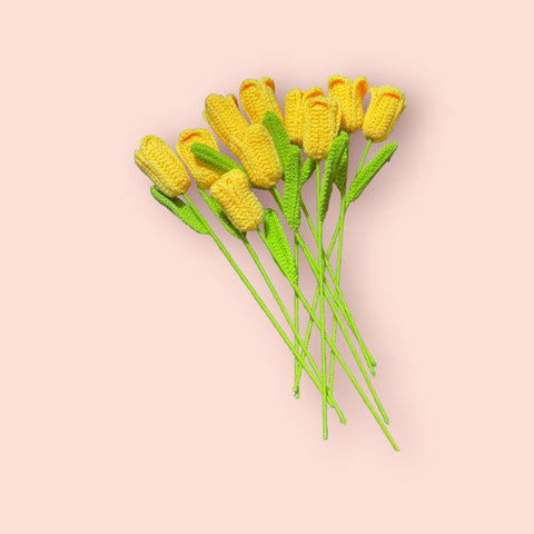 Crochet Tulip buds