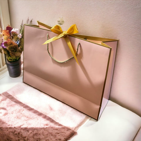 Gift bag with ribbon